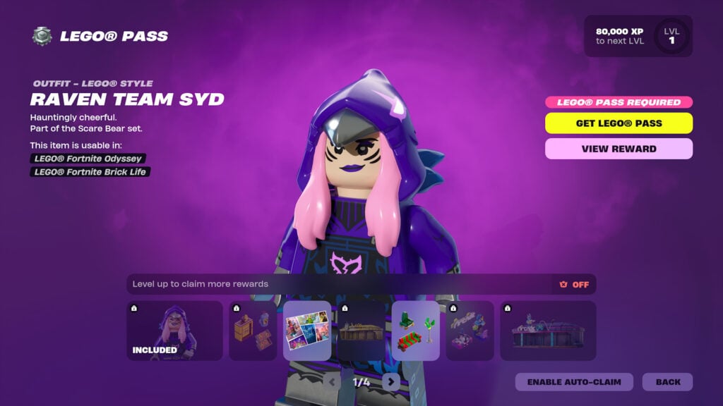 LEGO Pass in the Odyssey game mode