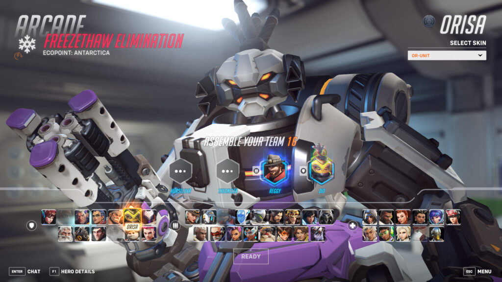Overwatch 2 Freezethaw Elimination heroes