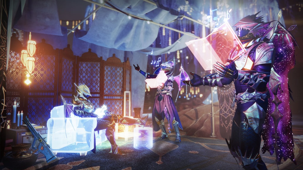 The Dawning event taking place in the Tower in Destiny 2.