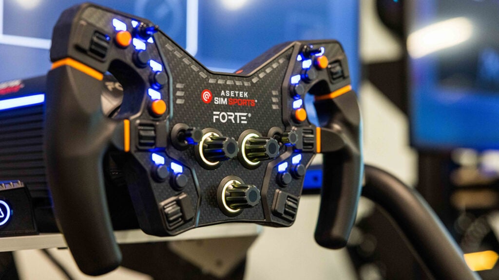 Photo of the steering wheel