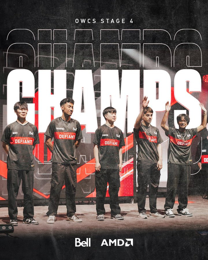 Prior to the OWCS World Finals, Toronto Defiant players became the four-time OWCS NA Stage Champions
