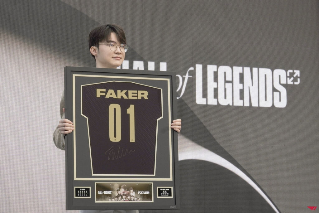 Faker announced as the inaugural inductee for the LoL Esports Hall of Legends in 2024.