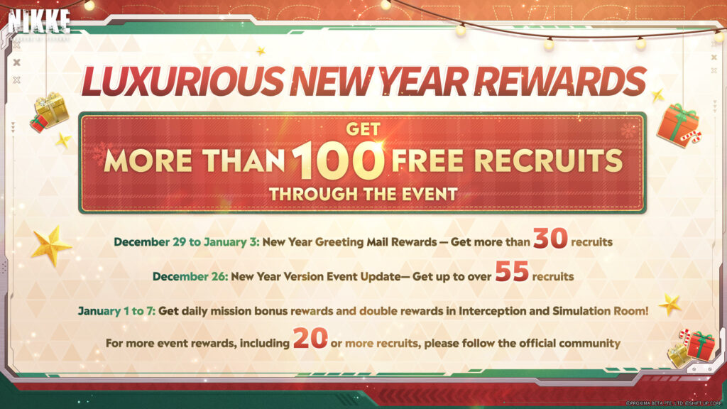 Players can get 100+ free pulls from New Year events.