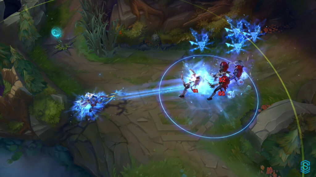 A closer look to LoL Ice King Twitch skin animations.