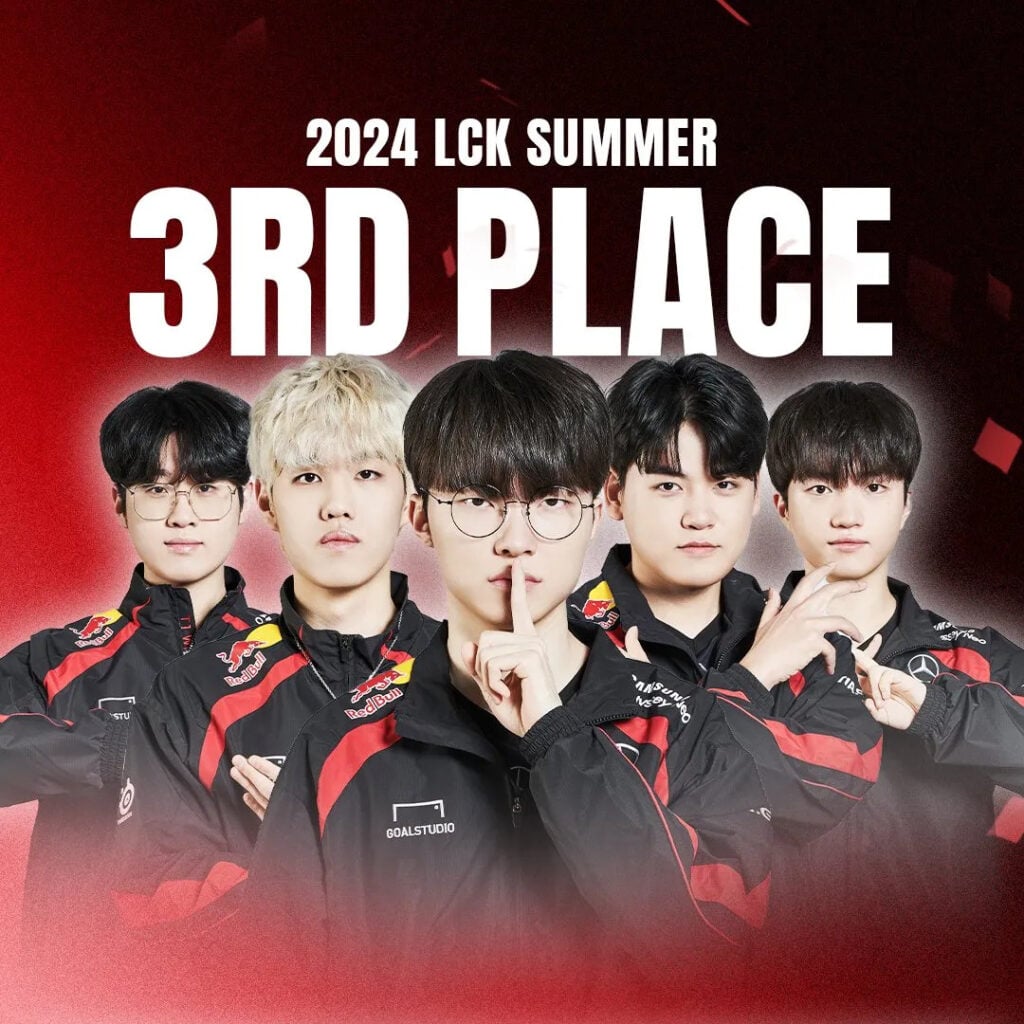 T1 placed second in the LCK Spring 2024 Playoffs.