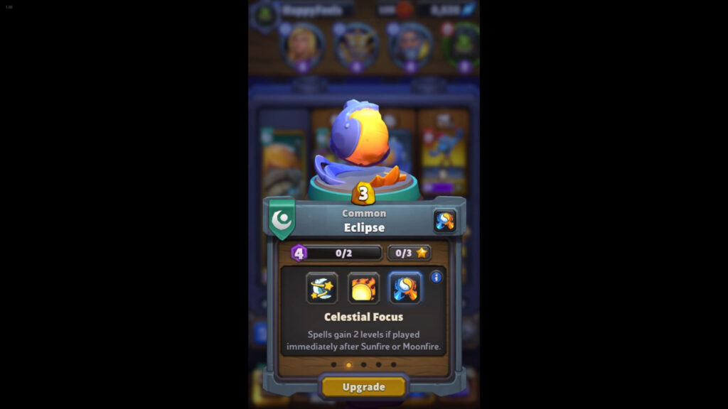 The Celestial Focus talent in Warcraft Rumble