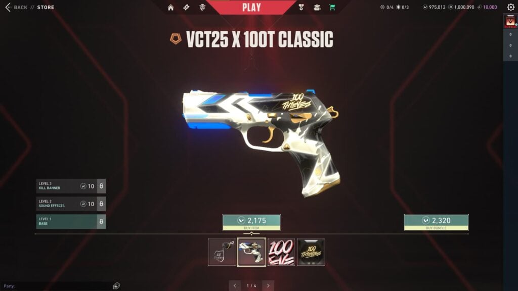 100 Thieves 2025 VCT team capsule