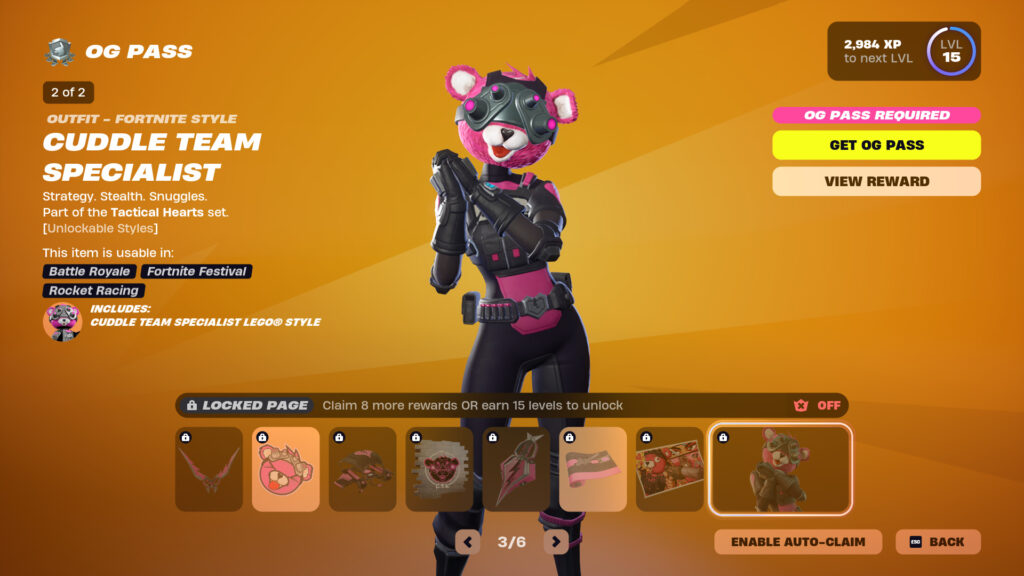 Fortnite OG Season 2 Battle Pass Page 3