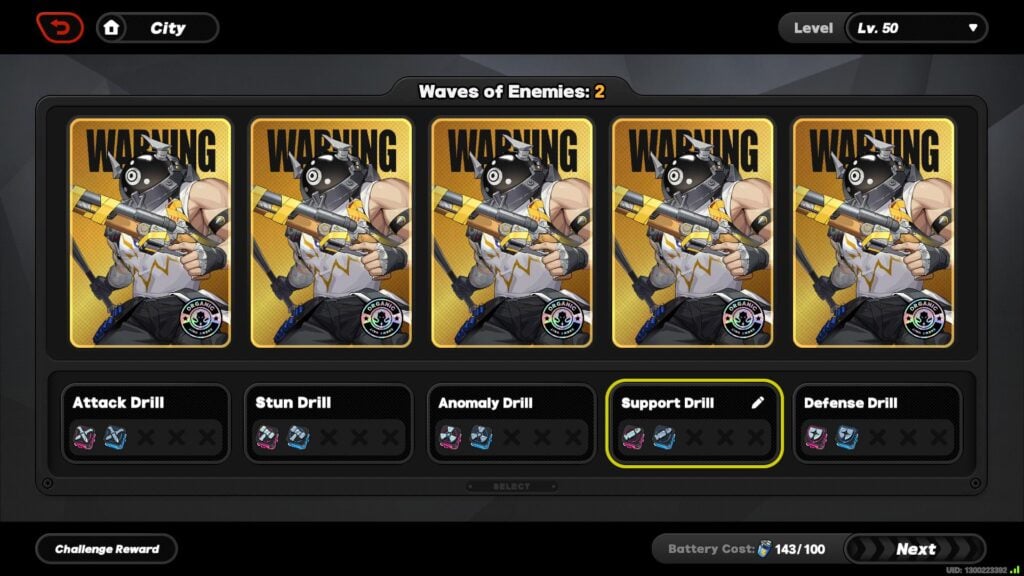 The Support Certification Seal farming node in ZZZ (Screenshot via esports.gg)