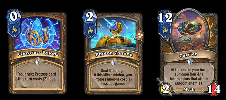 Construct Pylons, Photon Cannon, and Carrier