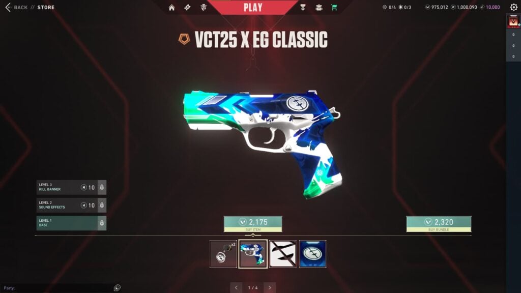 Evil Geniuses 2025 VCT team capsule