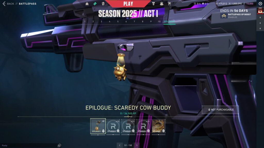 Epilogue: Scaredy Cow Buddy