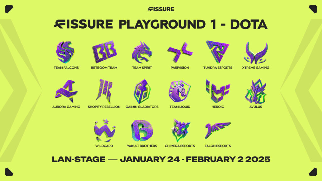 FISSURE PLAYGROUND welcomes its invited teams