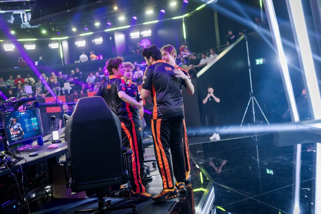 FNATIC during the 2025 VCT EMEA 2025 Day 3 at the Riot Games Arena on January 17 2025 in Berlin, Germany