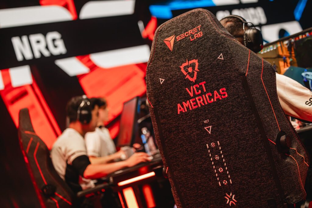 FNS and NRG at VCT Americas Kickoff on Day 2 of Week 1 at Riot Games Arena on January 17, 2025. 