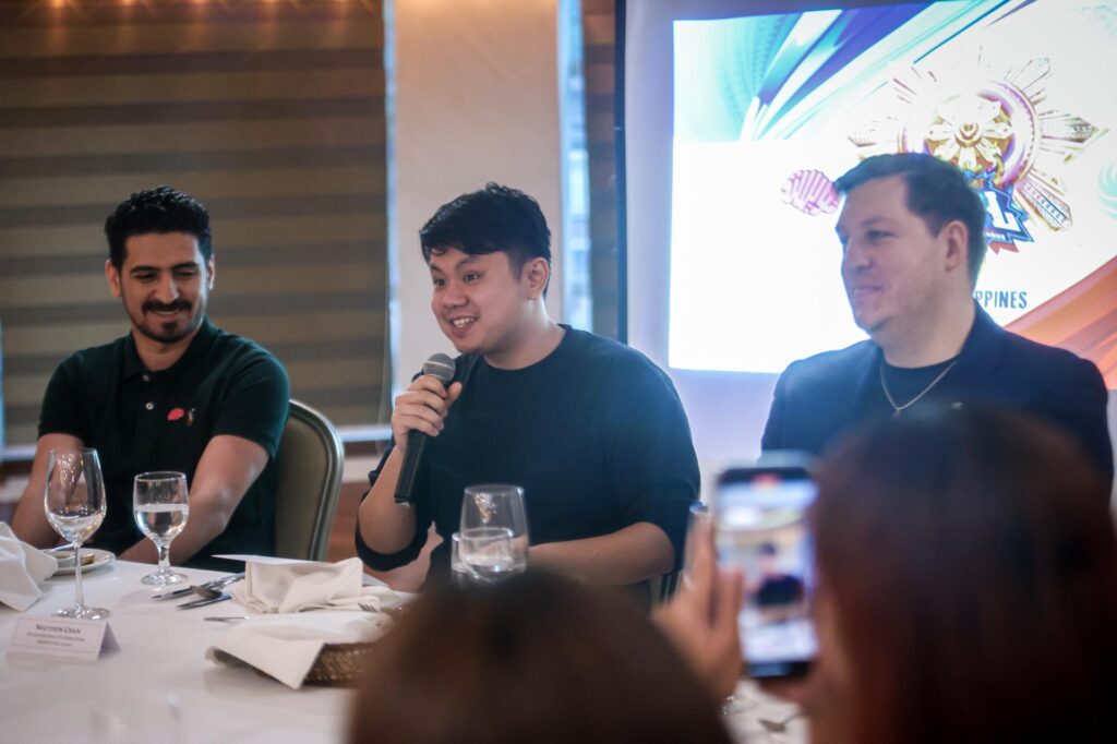 L-R: Ibrahim Bin Jibreen, Matthew Chan, and Grant Rousseau (Photo via MOONTON Games)
