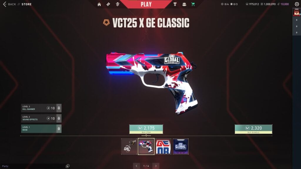 Global Esports 2025 VCT team capsule