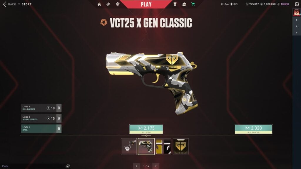 Gen.G 2025 VCT team capsule