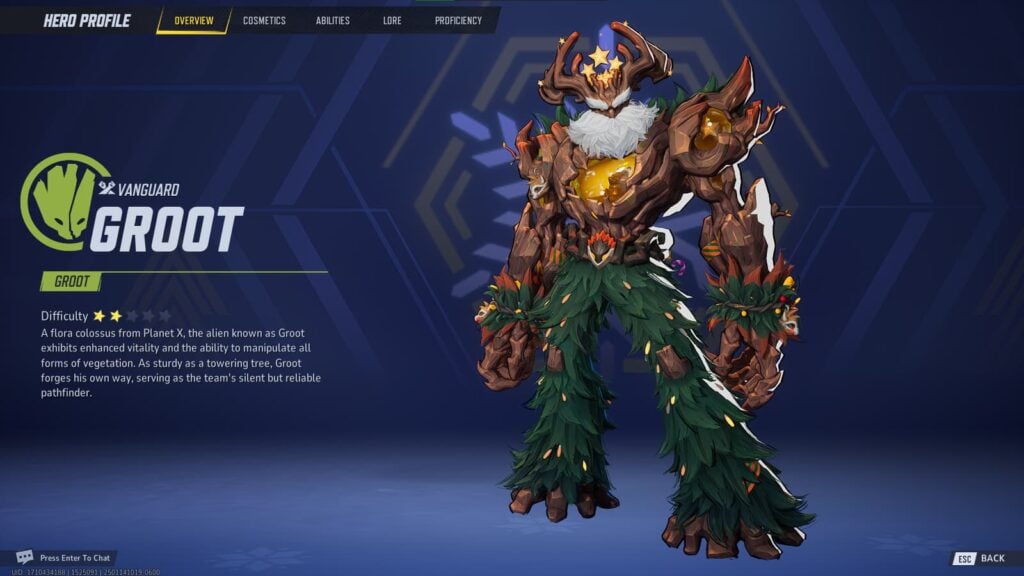 Groot, one of the best Vanguard heroes in Marvel Rivals.