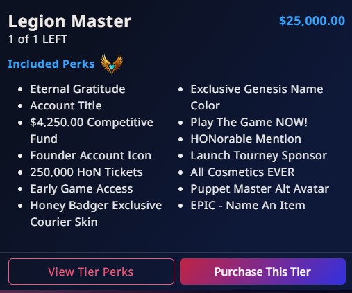 Heroes of Newerth: Reborn Genesis Campaign tier 8