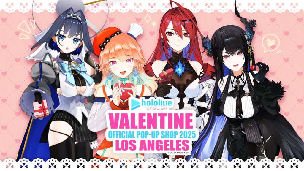 Hololive, COVER announce pop-up store, donations for LA wildfire