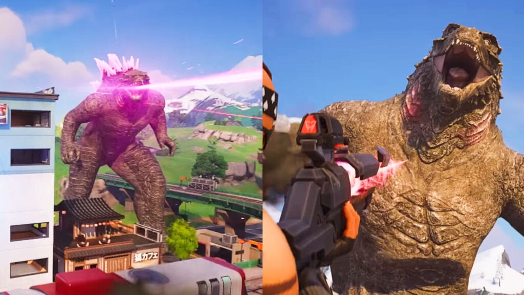 How to become Godzilla in Fortnite