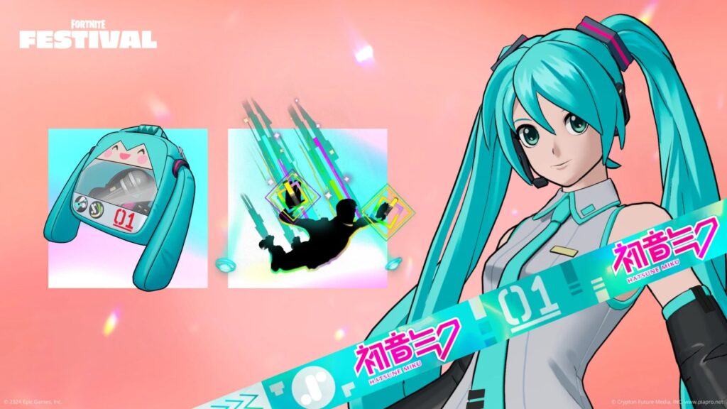 Miku Fortnite skin 2