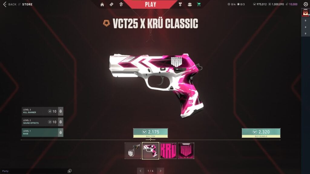 KRÜ Esports 2025 VCT team capsule