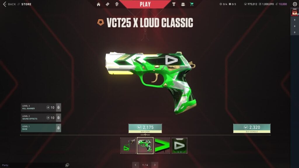 LOUD 2025 VCT team capsule