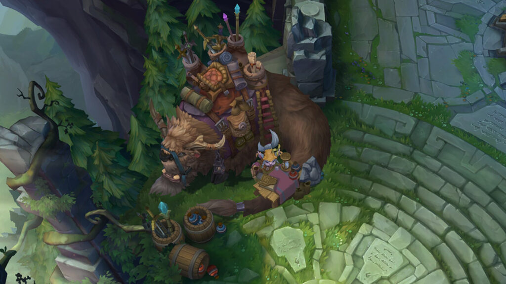 An exploit in League of Legends makes the shopkeeper killable