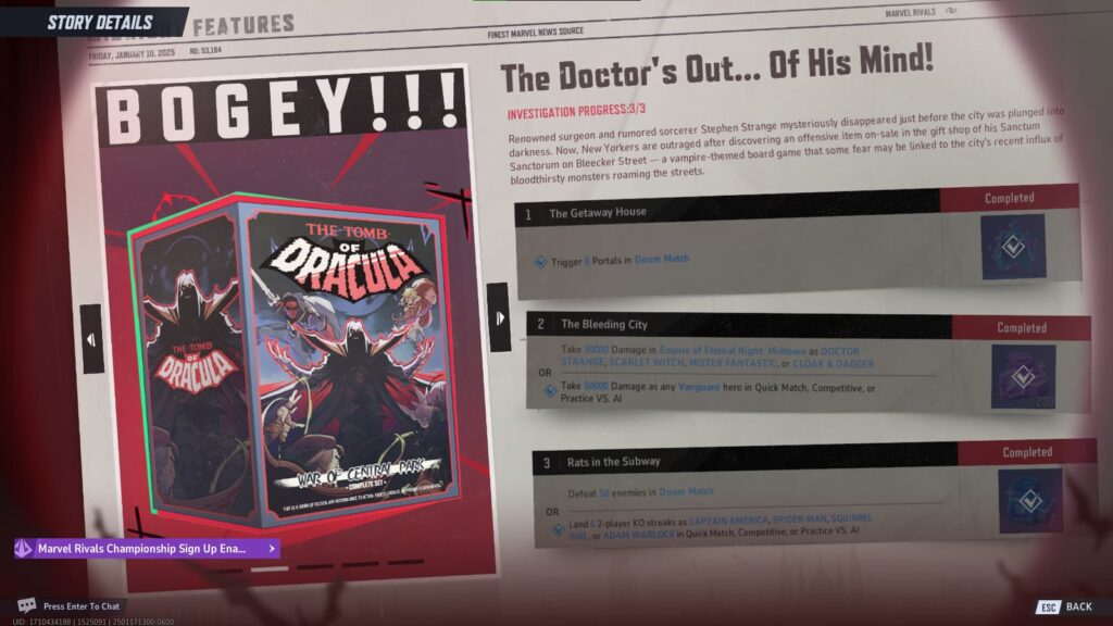 Midnight Features challenges part 2 to get the free Thor Reborn from Ragnarok costume in Marvel Rivals.