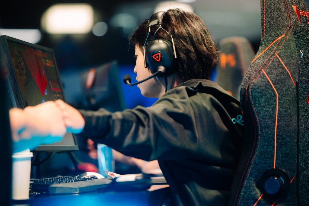 OXY of Cloud9 reacts onstage during Week 1 Day 4 of 2025 VCT Americas Kickoff at the Riot Games Arena on January 19, 2025.