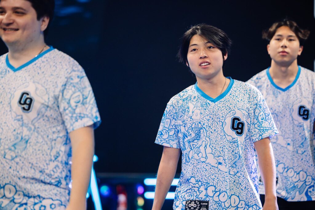 OXY of Cloud9 walks onstage during Week 2 Day 1 of 2025 VCT Americas Kickoff at the Riot Games Arena on January 23, 2025.