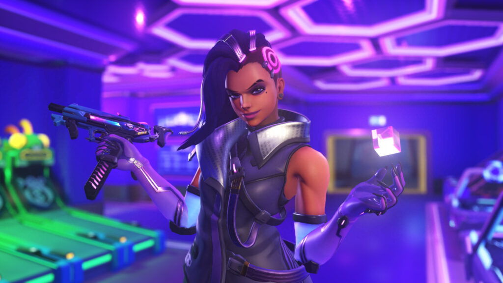 Hack the World: Nerdcore rapper Azazus creates Sombra rap with Overwatch 2 voice actress Carolina Ravassa