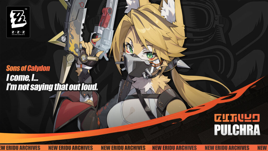 Pulchra drip marketing – ZZZ’s second furry character