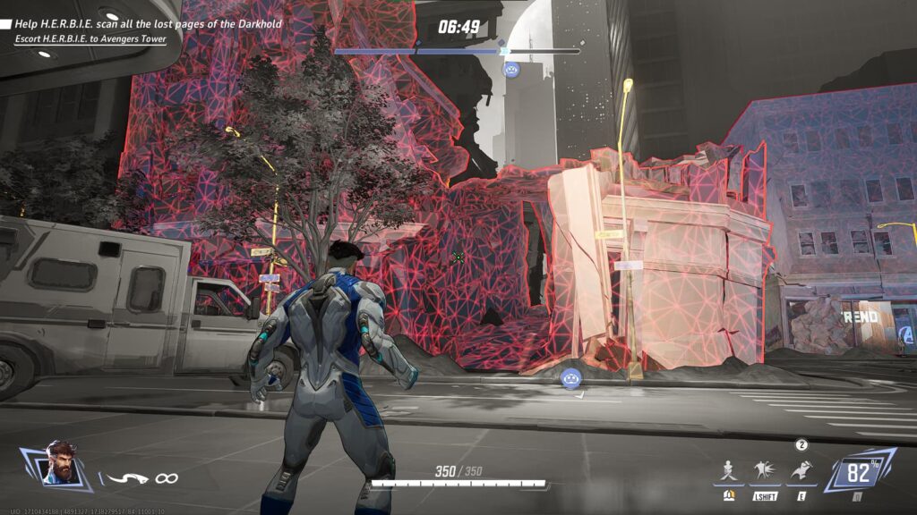 A structure with Recursive Destruction in marvel rivals