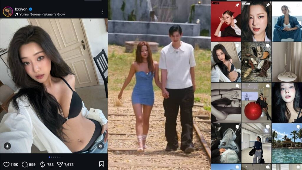 It's a screenshot of the Instagram page of Bae Ji-yeon - she was in Single's Inferno Season 4.