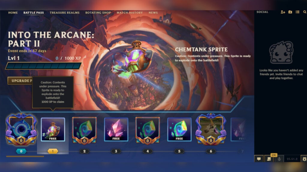 TFT Into the Arcane Part 2 Battle Pass
