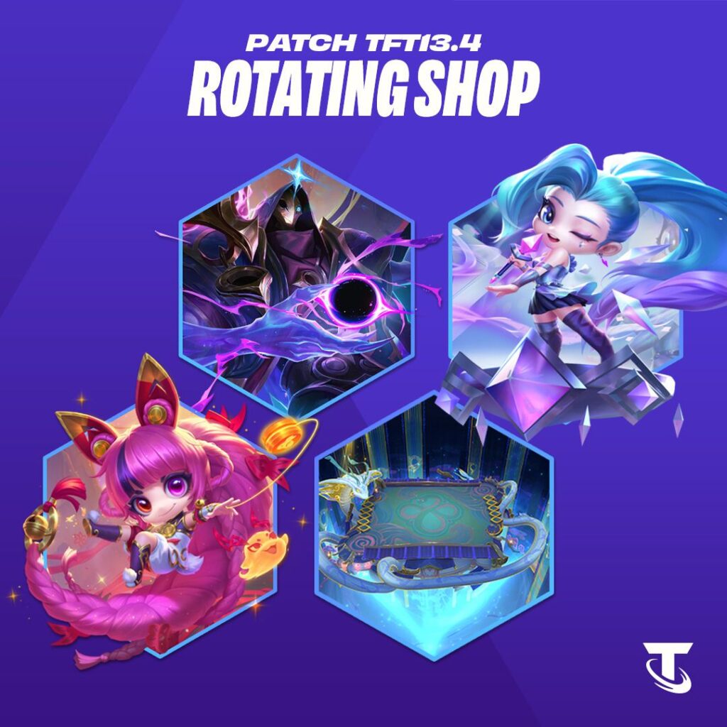 TFT patch 13.4 rotating shop items