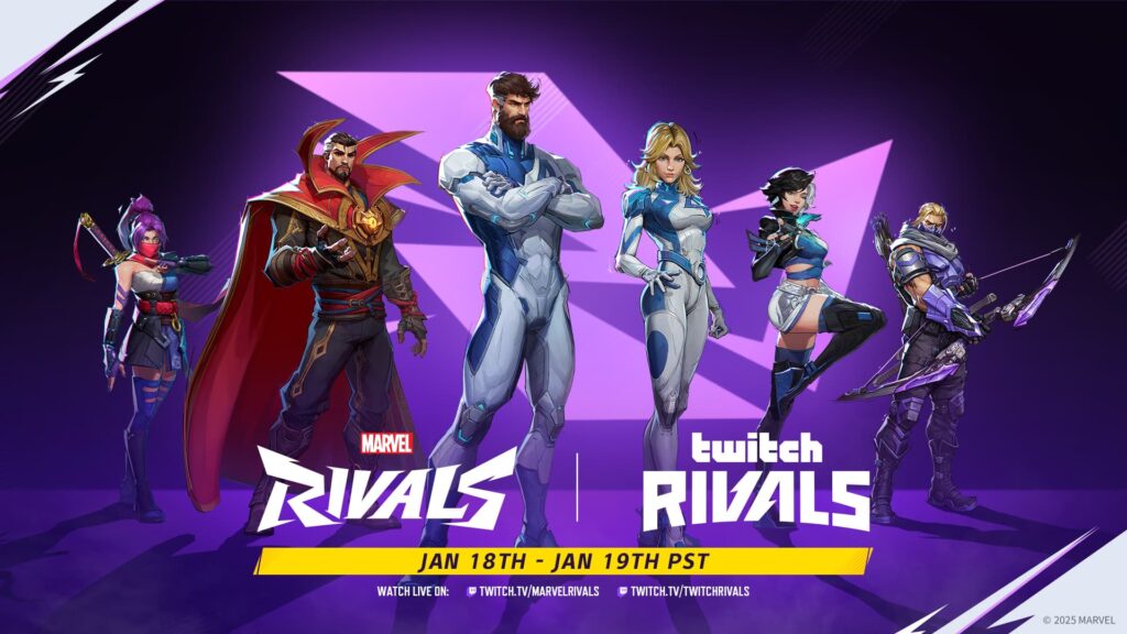 Everything you need to know about the Twitch Rivals Marvel Rivals Showdown
