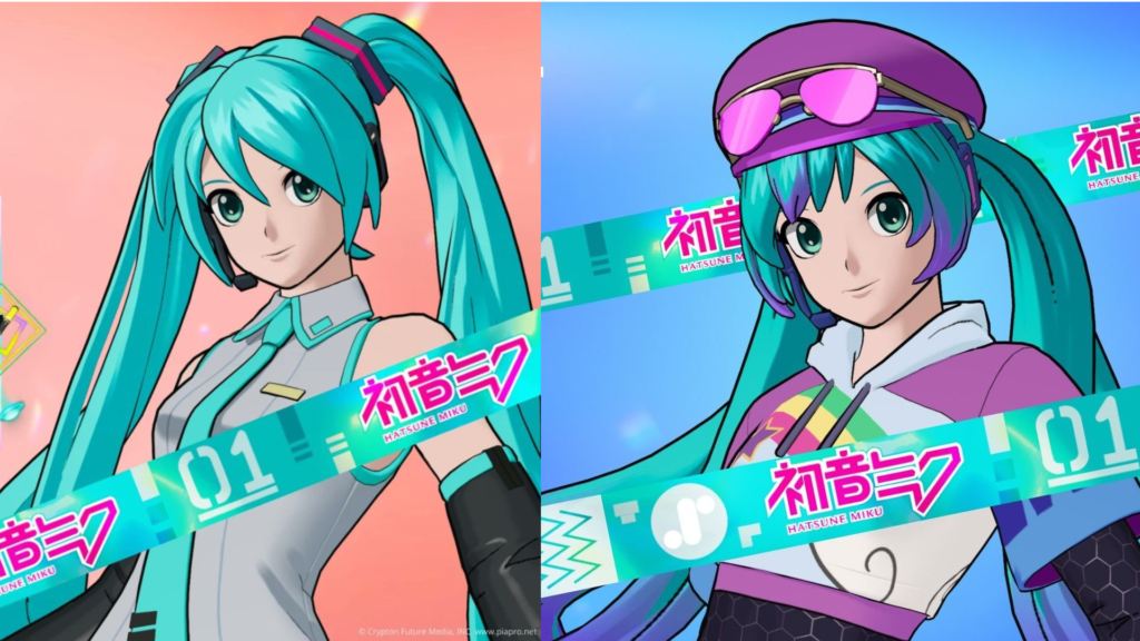Miku Fortnite skins: First look at all cosmetics and more