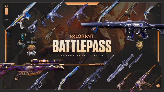 Everything in the VALORANT Season 2025 // Act 1 Battlepass