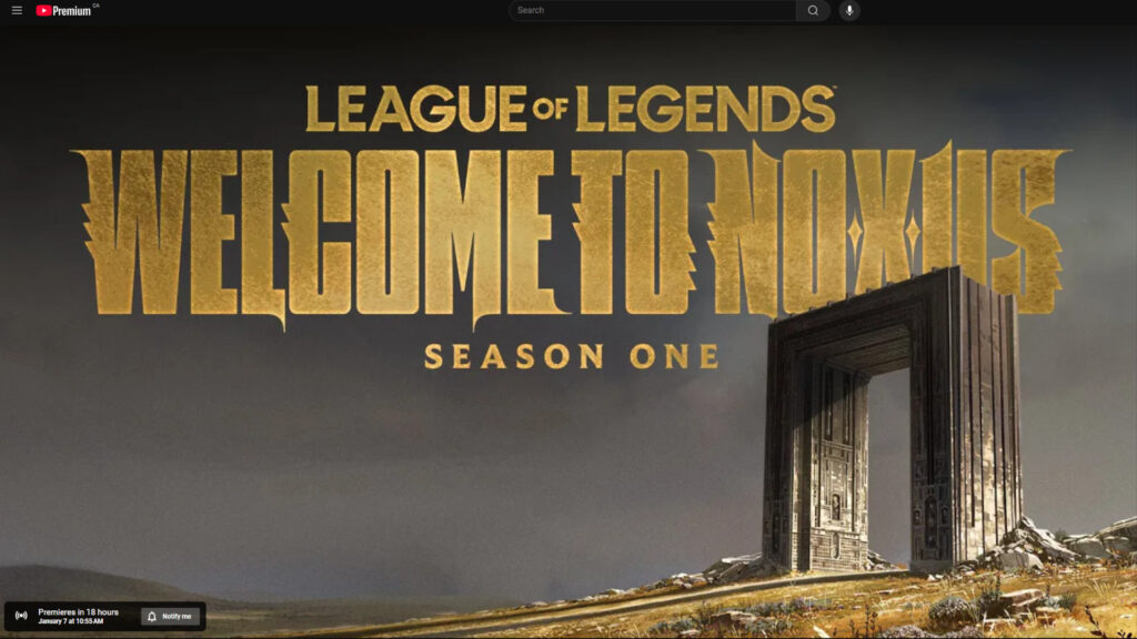 Welcome to Noxus cinematic release date and time screenshot