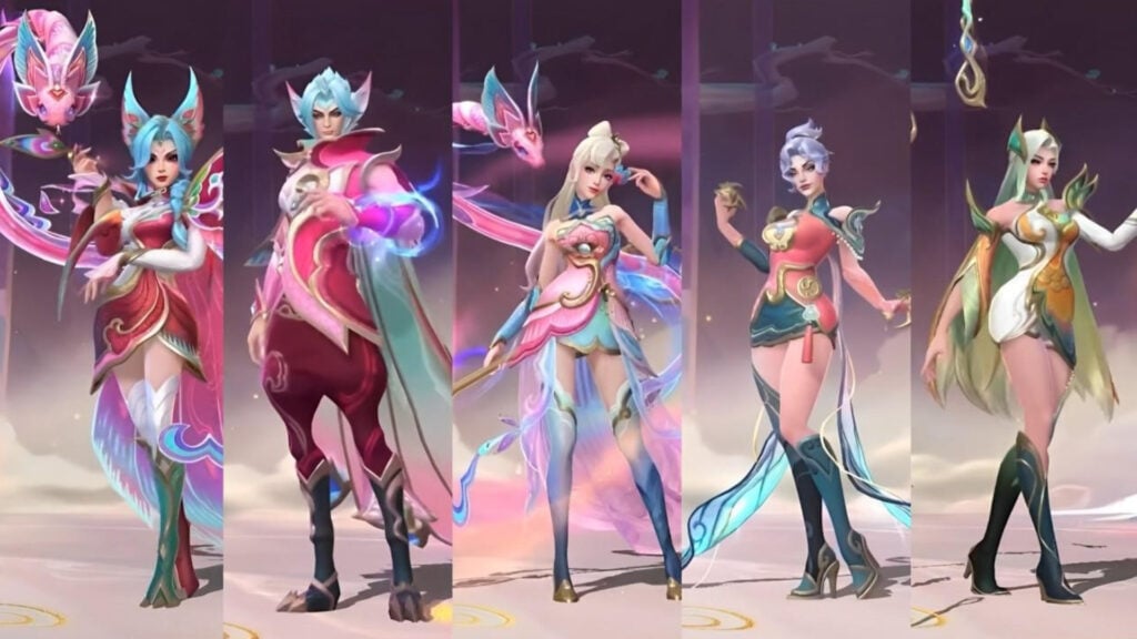 All Celestial Embroidery skins coming to Wild Rift on patch 6.0