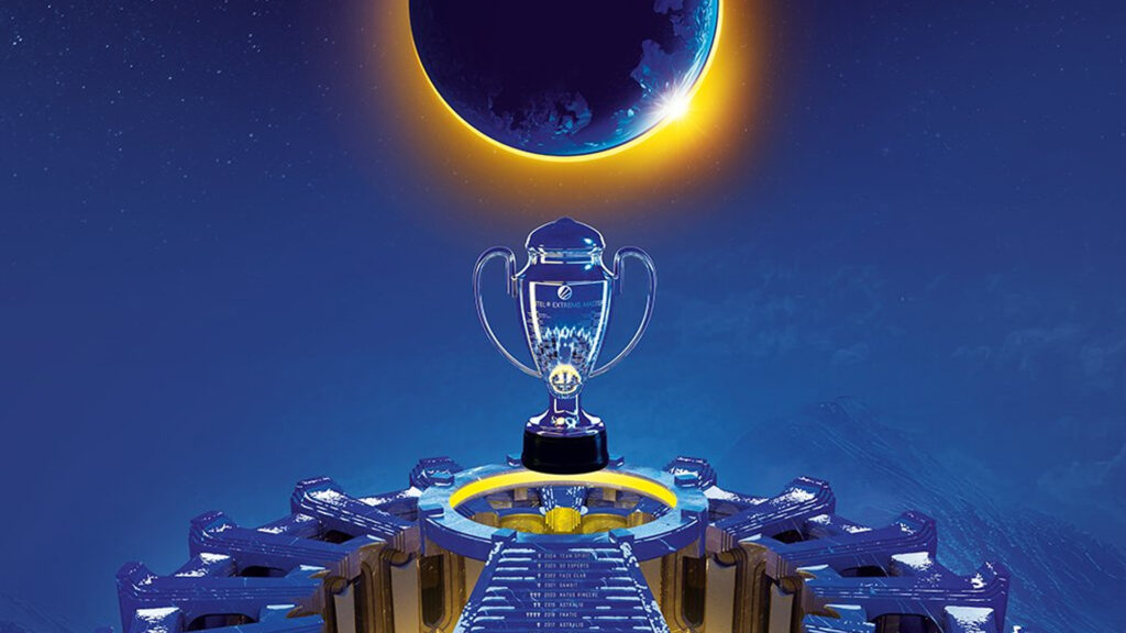 The IEM Katowice trophy artwork from ESL.