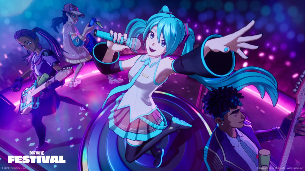 Hatsune Miku Fortnite Loading Screen