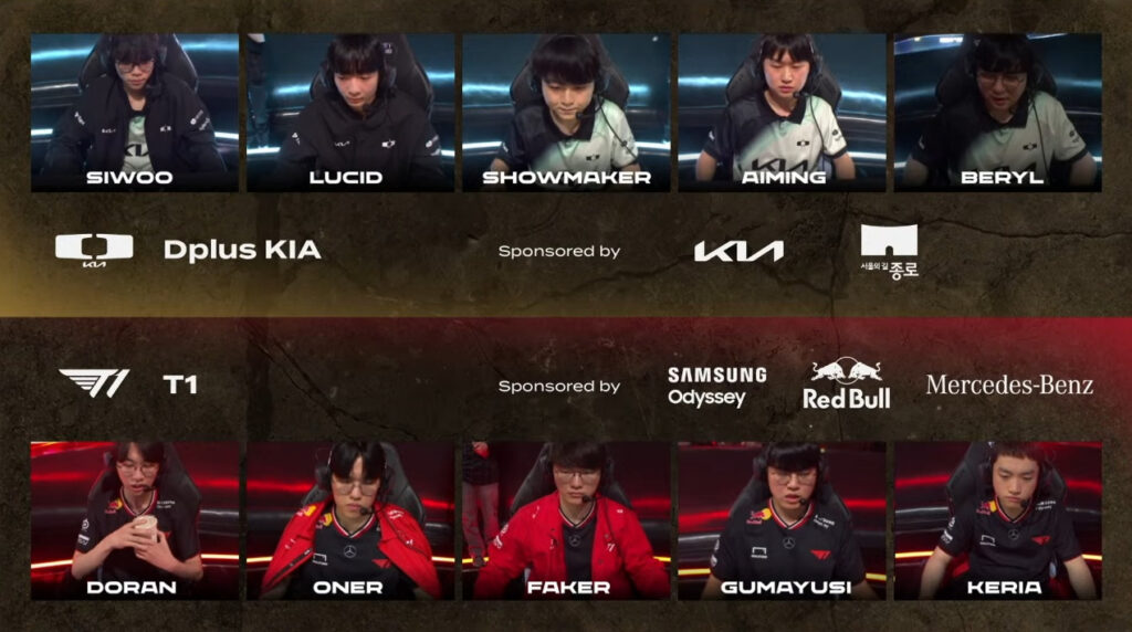 DK versus T1 on the second day of 2025 LCK Cup Group Battle, Jan. 16.