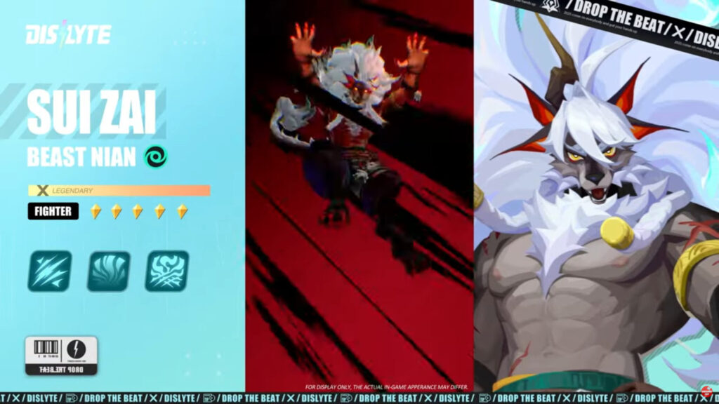 Sui Zai's rarity, abilities, 3D model, and artwork