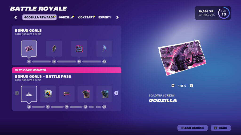 Godzilla Quest Tab