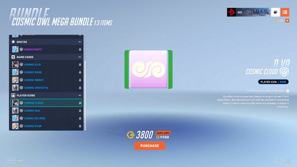 Cosmic D.Va player icon